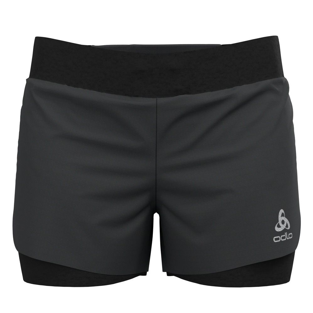 Reis radar Haarvaten Odlo Zeroweight 3 Inch 2-in-1 shorts dames