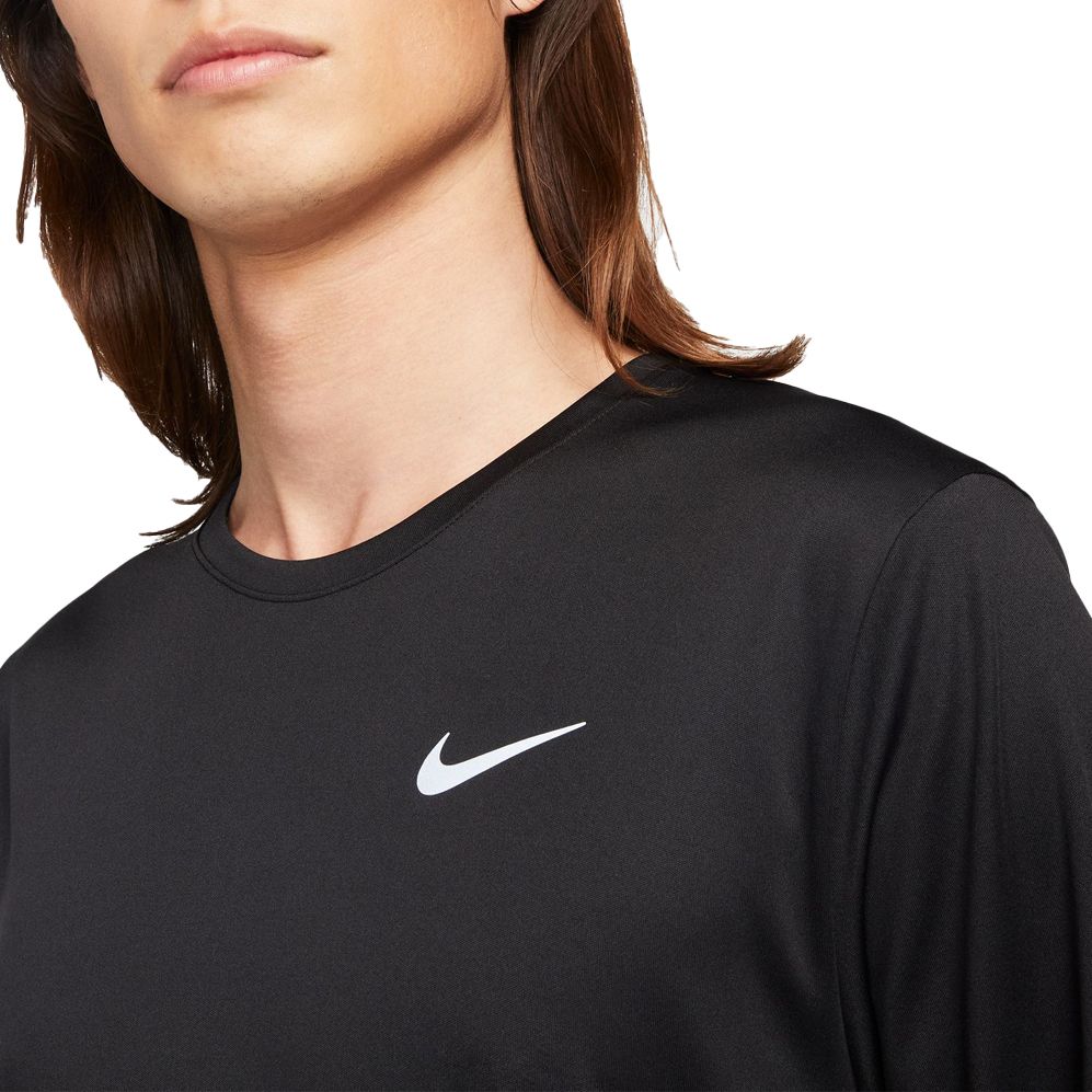 Nike dri-fit miler clearance long sleeve t-shirt heren